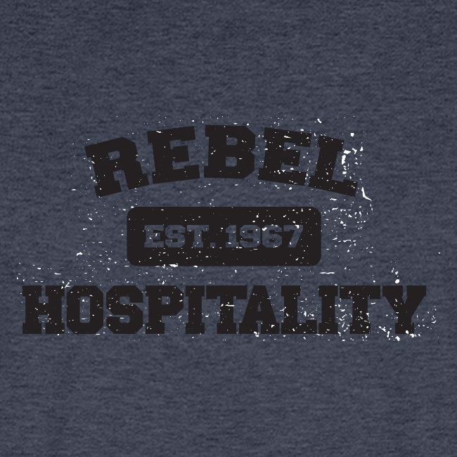 REBEL HOSPITALITY t shirt graphic
