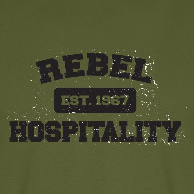 REBEL HOSPITALITY t shirt graphic