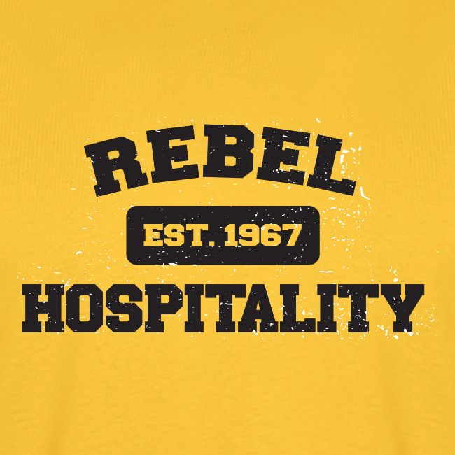 REBEL HOSPITALITY t shirt graphic