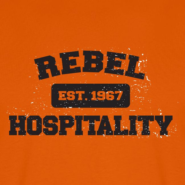 REBEL HOSPITALITY t shirt graphic