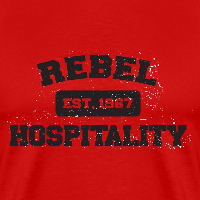 REBEL HOSPITALITY t shirt graphic