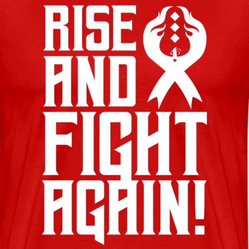 Rise and Fight Again (White) - Phoenix League 2020 - Men's Premium T-Shirt