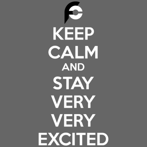 STAY EXCITED Spreadshirt - Men's Premium T-Shirt
