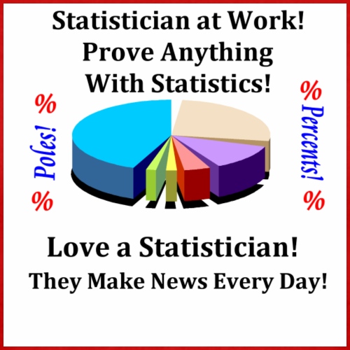 Statistician they make news every day - Men's Premium T-Shirt