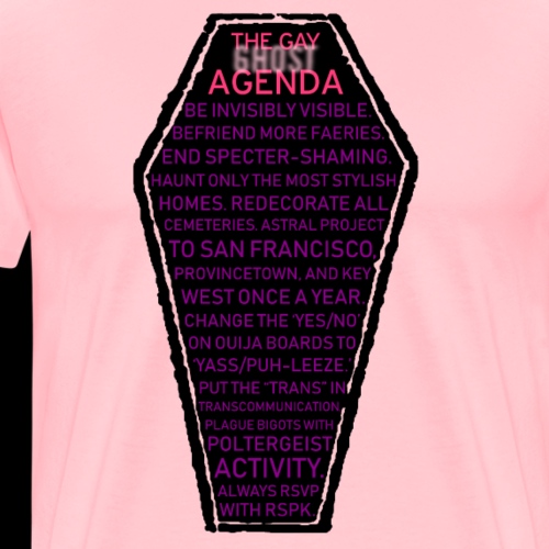 Gay Ghost Agenda - Men's Premium T-Shirt