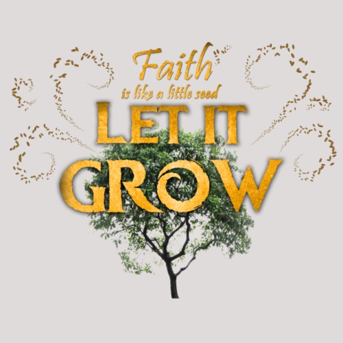 Faith - Let it grow! - Men's Premium T-Shirt