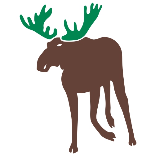 stag deer moose elk antler antlers horn horns - Men's Premium T-Shirt