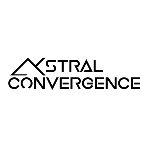 Astral Convergence Lettering - Men's Premium T-Shirt