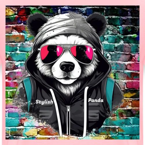 Stylish panda 2 - Men's Premium T-Shirt