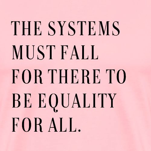 The systems must fall - black - Men's Premium T-Shirt