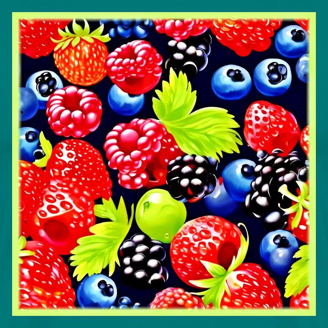 Colorful Berry Medley Design