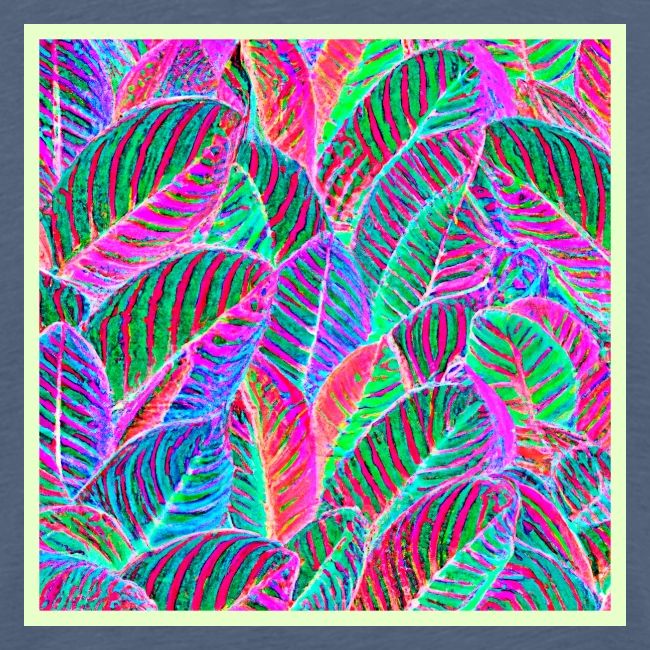 Vivid Leaf Pattern Design