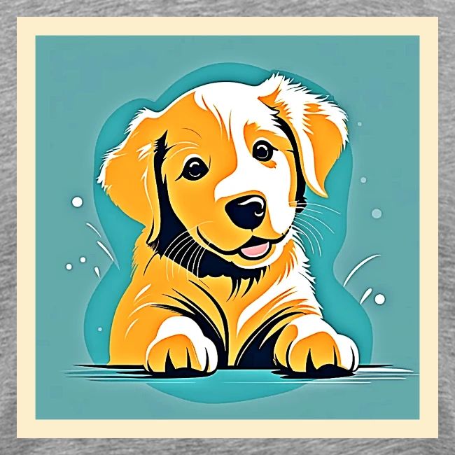 Cute Puppy Art Design
