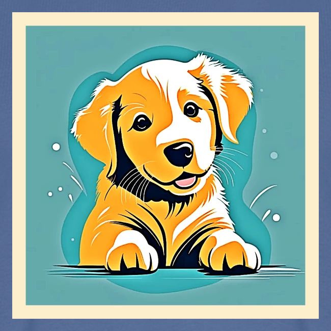 Cute Puppy Art Design