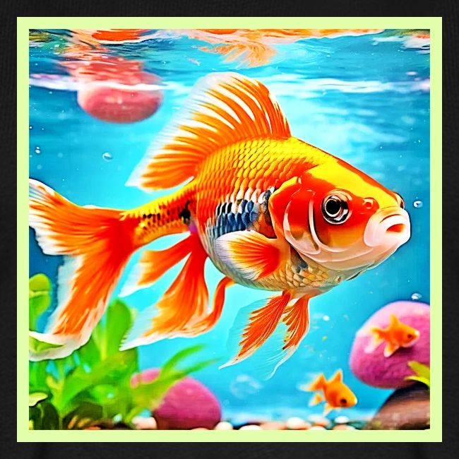 Orange White Goldfish