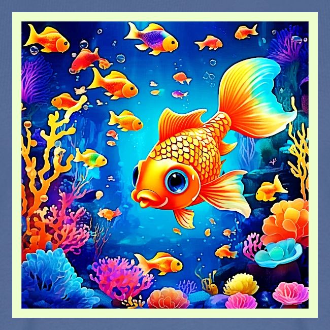 Vibrant Underwater Fish World Design