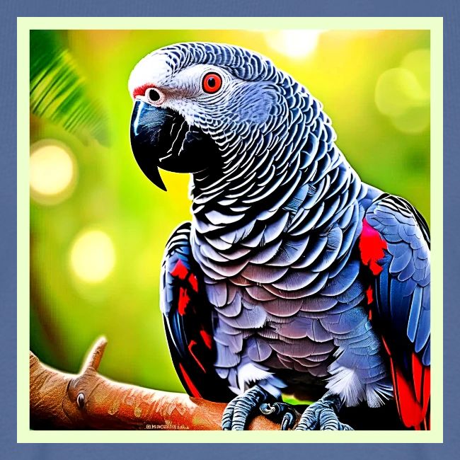 Talking African Grey Parrot
