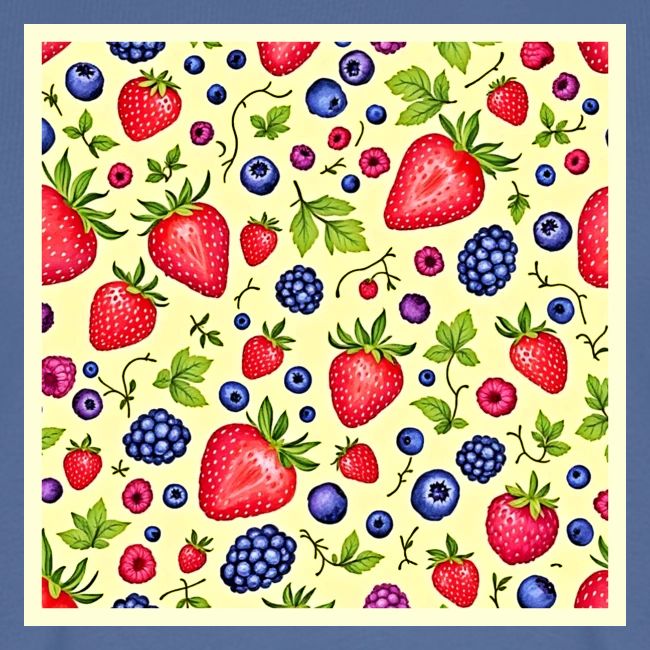 Mixed Berry Seamless Pattern