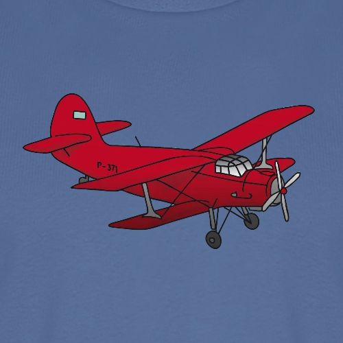 Biplane (red) - Men's Premium T-Shirt