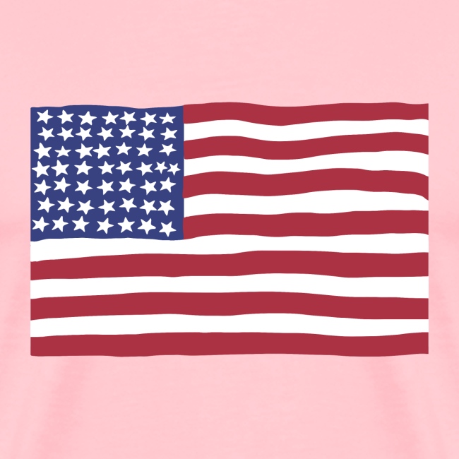 USA wavy flag