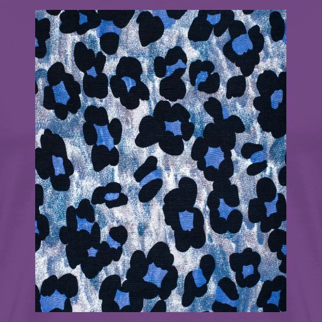 blue ank black leopard pattern