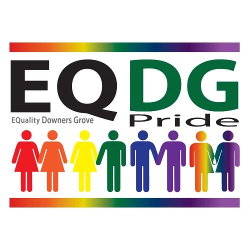 EQDG Pride logo with people - Men's Premium T-Shirt