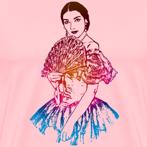 La traviata: Maria Callas as Violetta Valéry - Men's Premium T-Shirt
