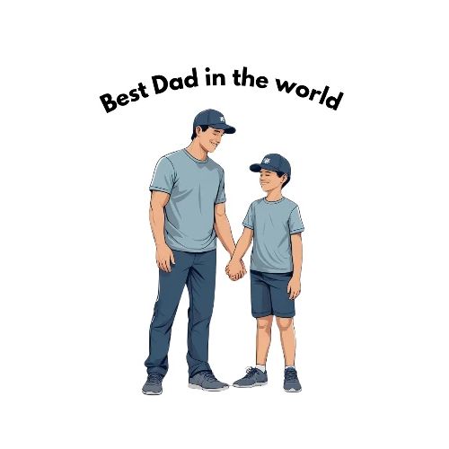 Best Dad in the world - Men's Premium T-Shirt