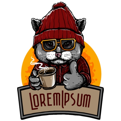 Loremlpsum dog - Men's Premium T-Shirt