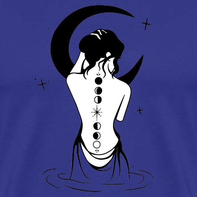 Healing Love Half Moon Mystic Girl