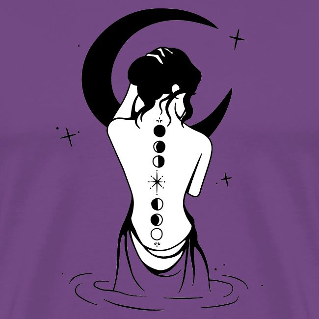 Healing Love Half Moon Mystic Girl