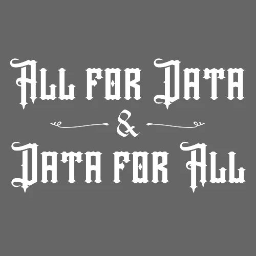 All for Data, Data for All (dark) - Men's Premium T-Shirt