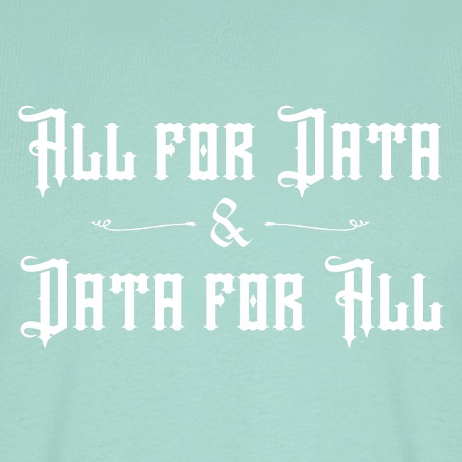 All for Data, Data for All (dark)