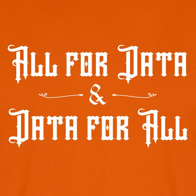 All for Data, Data for All (dark)