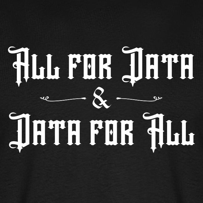 All for Data, Data for All (dark)
