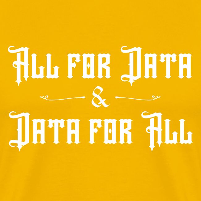 All for Data, Data for All (dark)