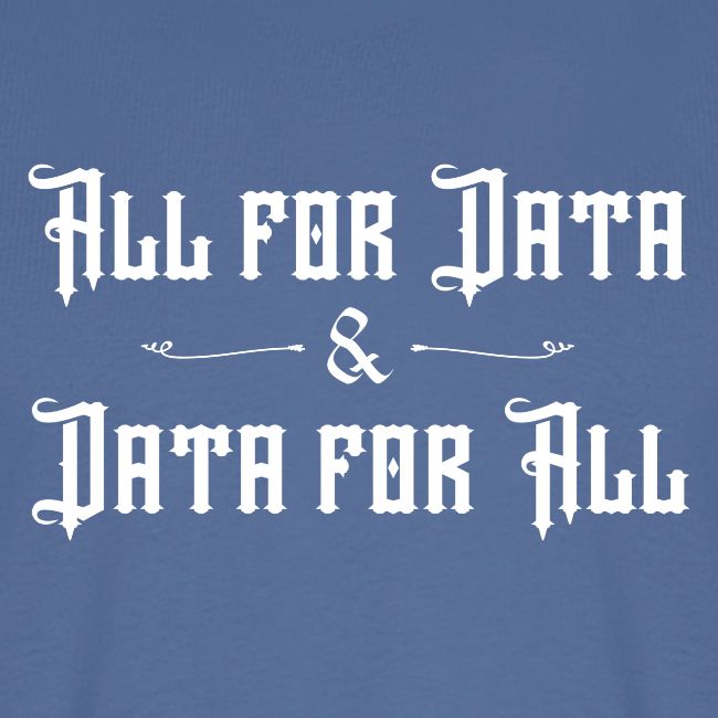 All for Data, Data for All (dark)