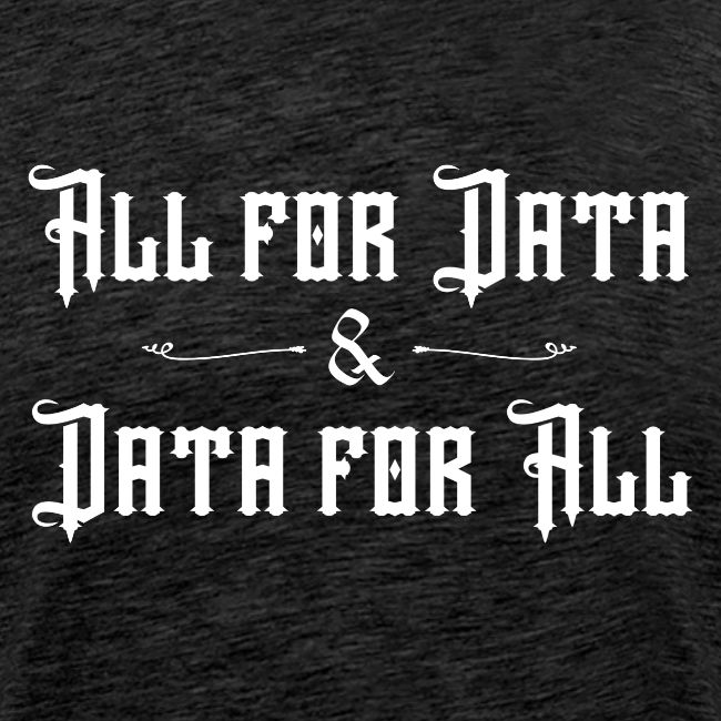 All for Data, Data for All (dark)