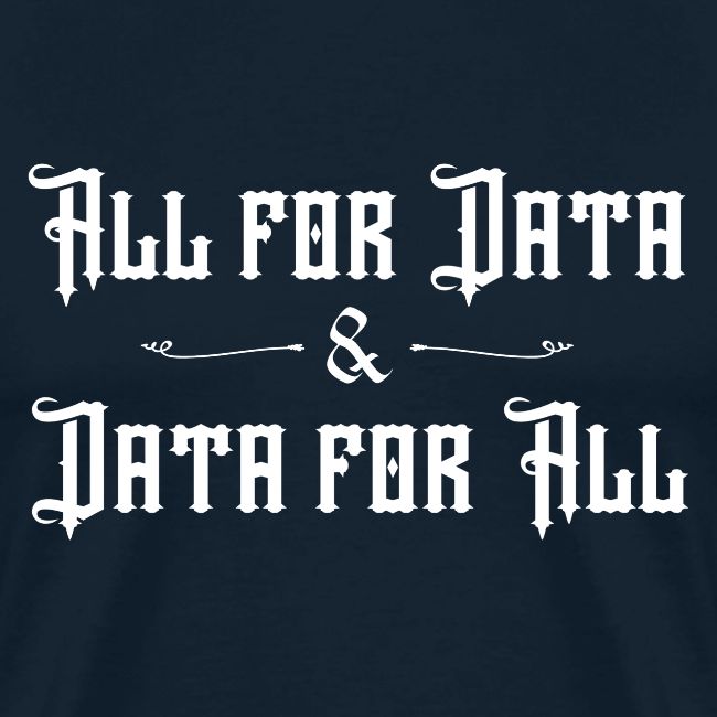 All for Data, Data for All (dark)