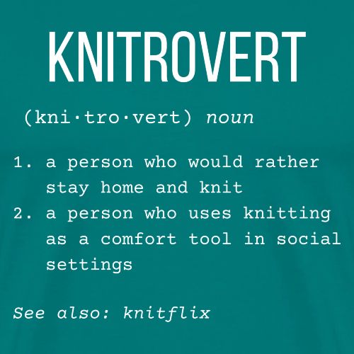 Knitrovert | Definition Collection - Men's Premium T-Shirt