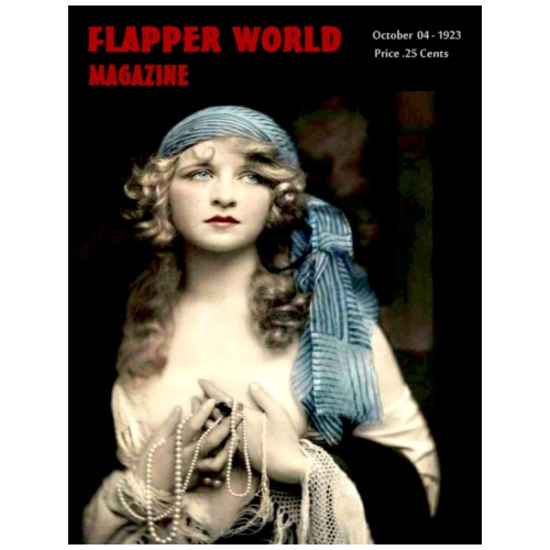 Flapper World Beautiful Young Flapper Print - Men's Premium T-Shirt