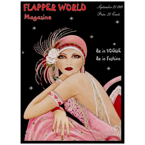 Flapper World Beautiful Flapper Print - Men's Premium T-Shirt