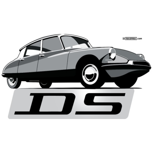 Citroën DS script emblem and illustration - Men's Premium T-Shirt