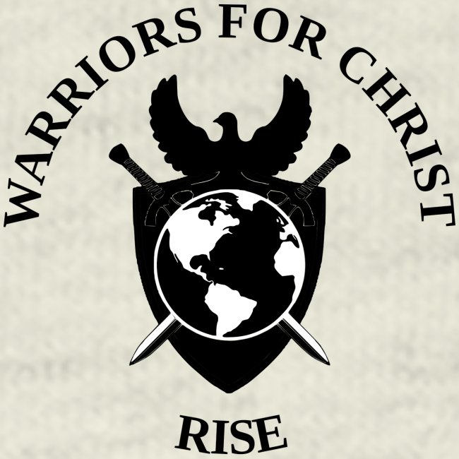 Warriors For Christ Rise Logo Black