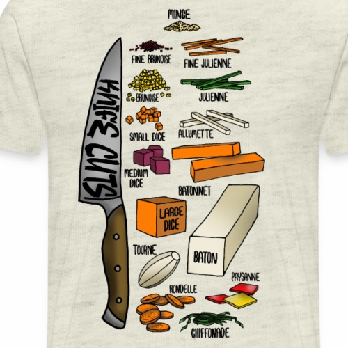 Knife Cuts- Black - Men's Premium T-Shirt