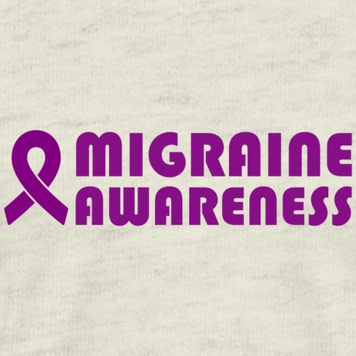 migraine awareness w ribbon - Men's Premium T-Shirt