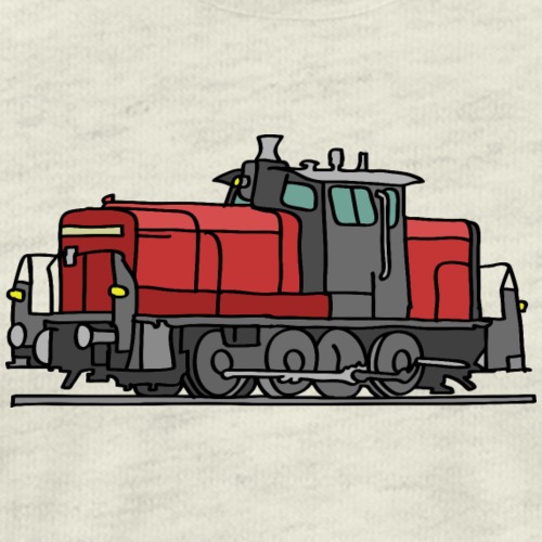 Diesel locomotive (red) - Men's Premium T-Shirt