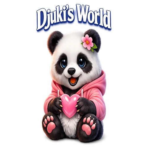 Panda – Heart Hoodie Edition - Men's Premium T-Shirt