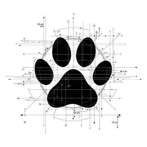 Pawsitive Blueprint (pawprint B/W Only) - Men's Premium T-Shirt