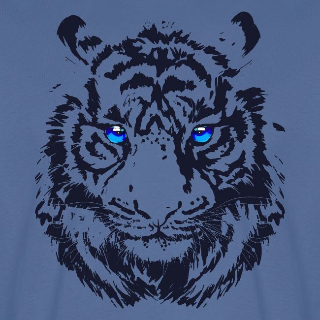 Tiger Head - Tiger Artwork - Wildlife Big Cats